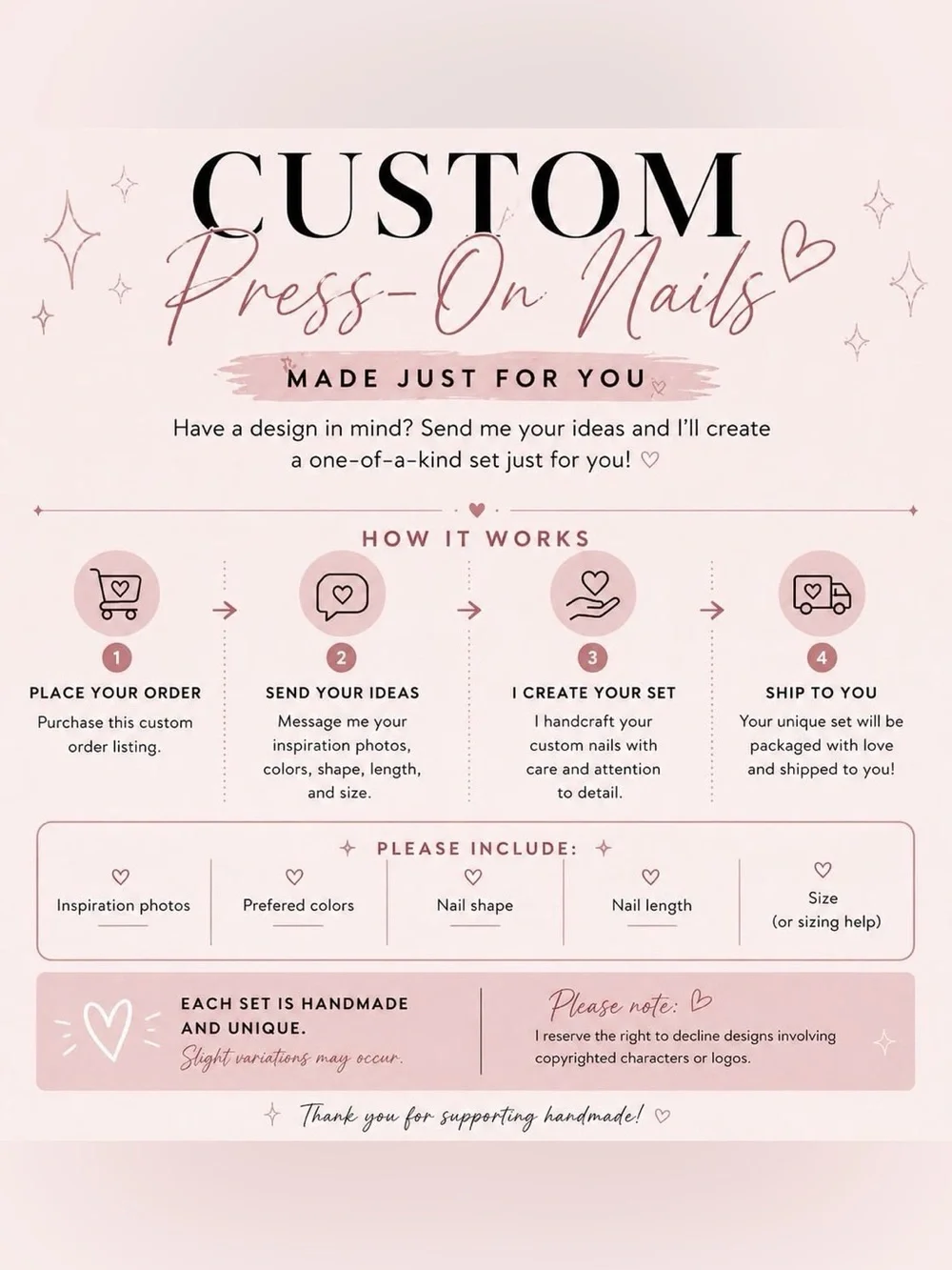 Custom Press On Nails